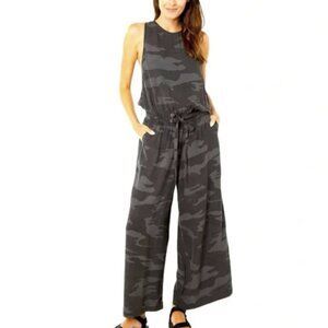 NWT Anthropologie Splendid Somerset Camo Jumpsuit XL